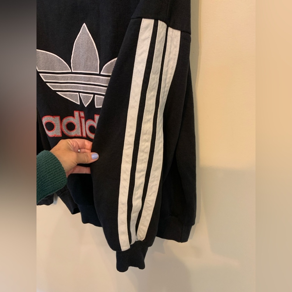 Vintage Adidas Made in Canada Trefoil 3 Stripe Sweatshirt - Picture 5 of 8